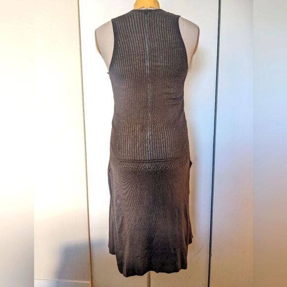 $5 Item! Y2K Dynamite XS Knit Knee Length Brown Duster Sweater - Picture 4 of 8